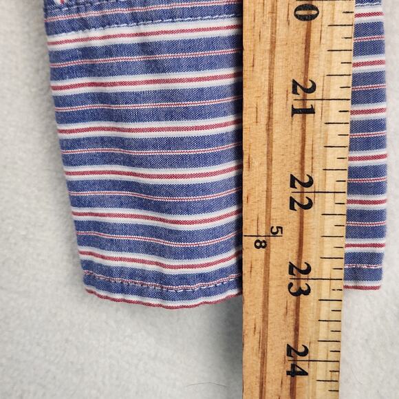 Wrangler Western Shirt Vintage Striped Men’s SZ M Cowboy Pearl Snaps Rodeo - Picture 10 of 16